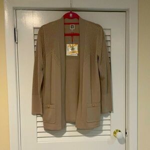 Beige Anne Klein Cardigan NWT